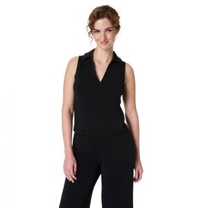 Spanx - Airessentials Polo Tank - Black, NWT